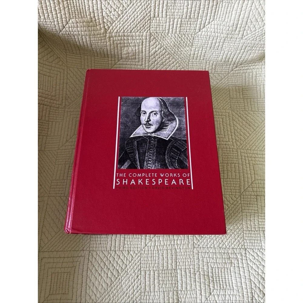 The Complete Works of Shakespeare by William Shakespeare (1980, Hardcover) Vtg